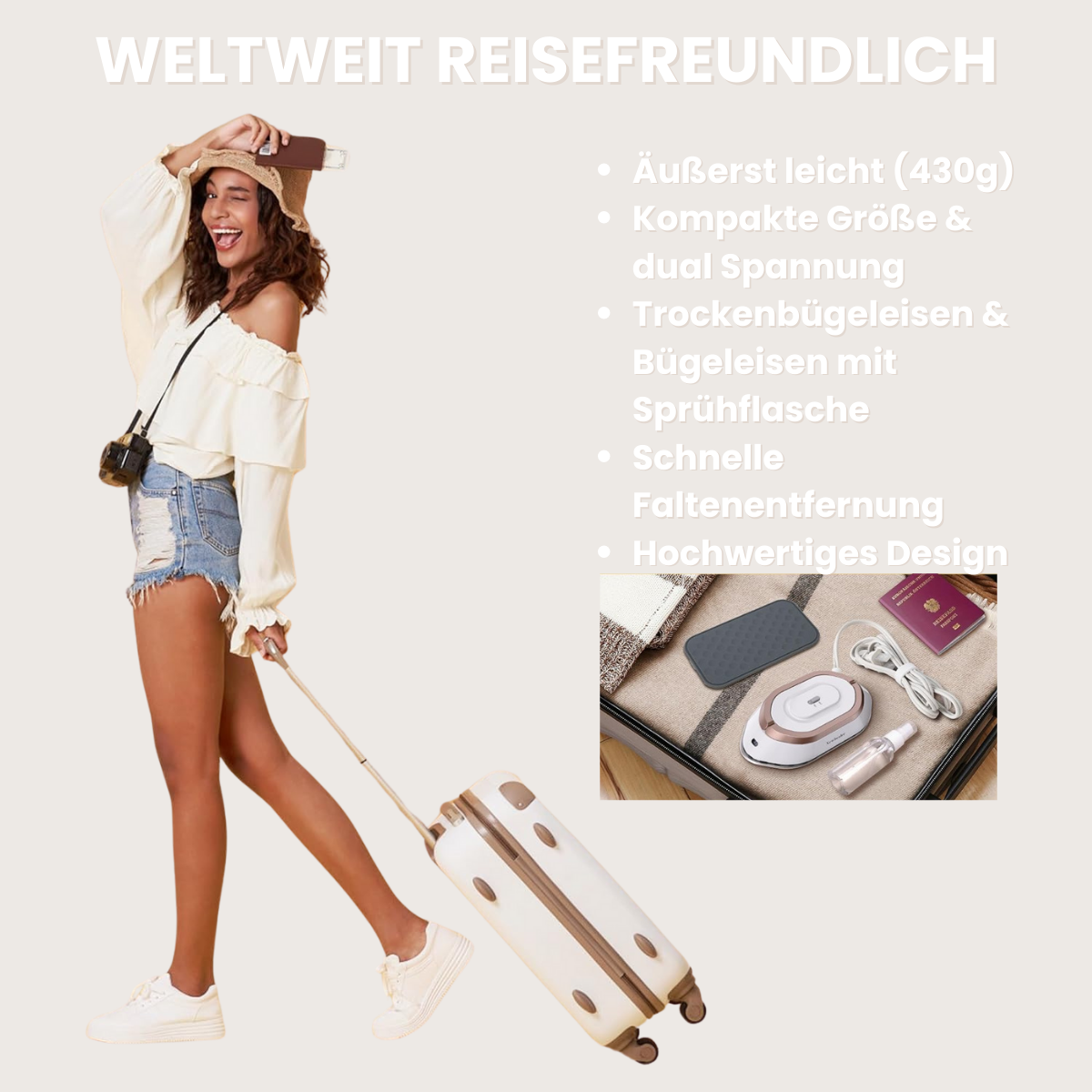 MiniBügeleisen™ - Mini Elektrisches Bügeleisen