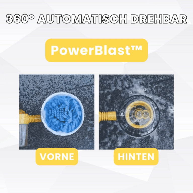 PowerBlast™ - Professionelle Reinigung, überall und jederzeit